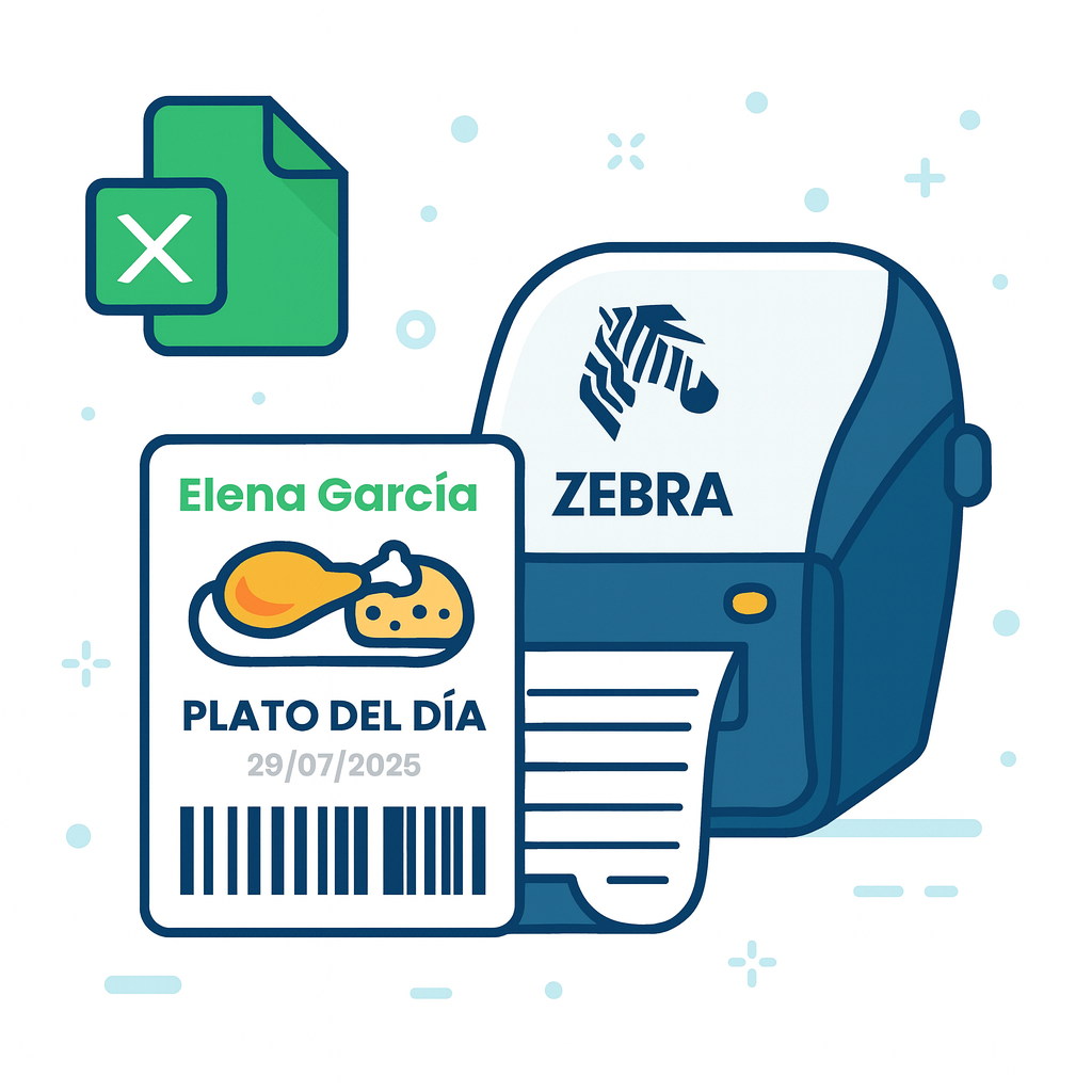 Etiquetador de Viandas Cebra