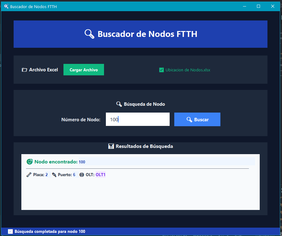 Buscador de Nodos FTTH