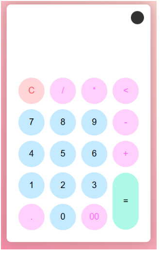 Interfaz móvil Calculadora JS