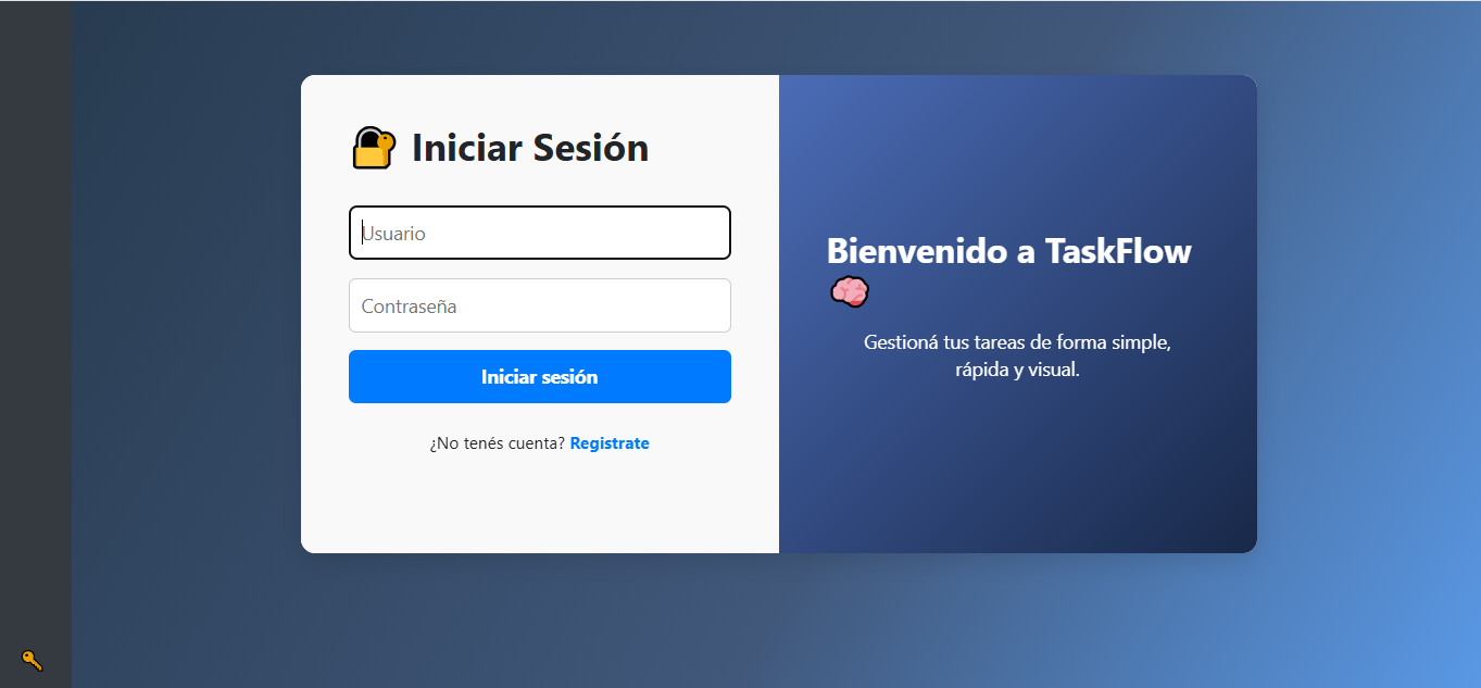 Login TaskFlow